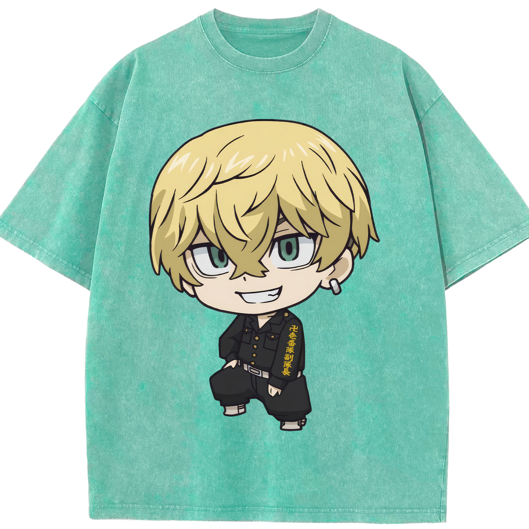 （画像用） 東京リベンジャーズ Tokyo Revengers 綿100% ヴィンテージ風 半袖Tシャツ（フロントプリント）